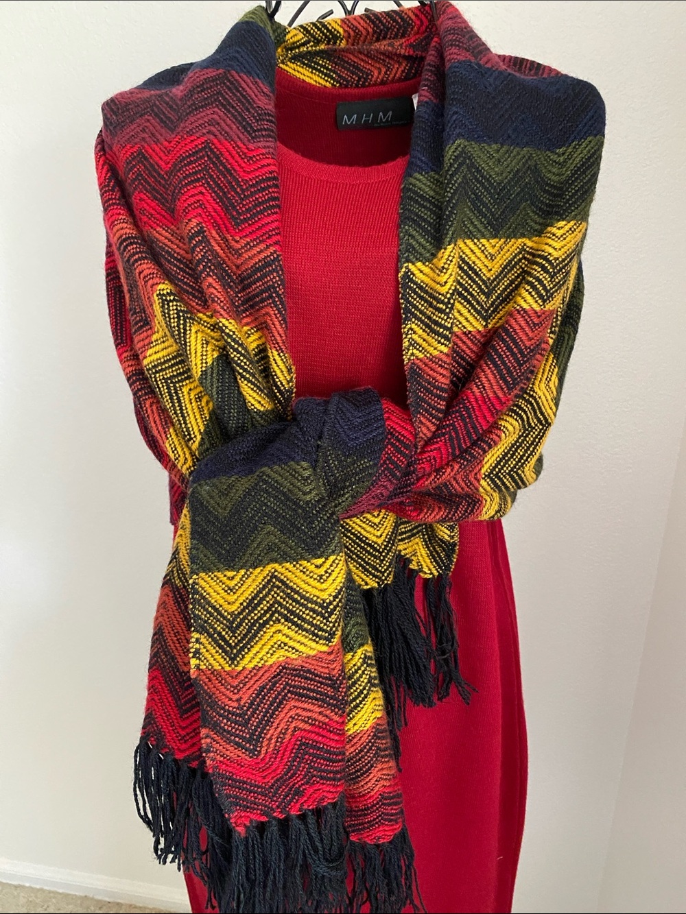 Figueroa Alpaca Multi Color Scarf
